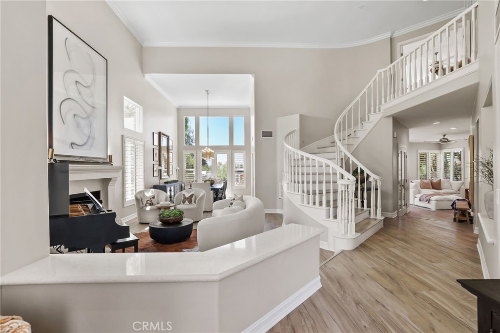 Sweeping Staircase greets you in Foyer - 5 Mountain Gate, Coto de Caza CA 92679 - photo 3