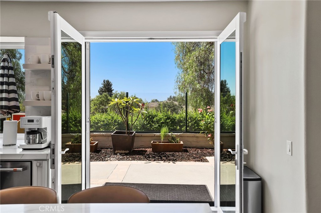 Double french Doors open onto Back Patio - 5 Mountain Gate, Coto de Caza CA 92679 - photo 13