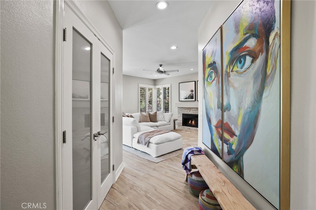 Hallway from Great Room leads to main floor bedroom - 5 Mountain Gate, Coto de Caza CA 92679 - photo 25
