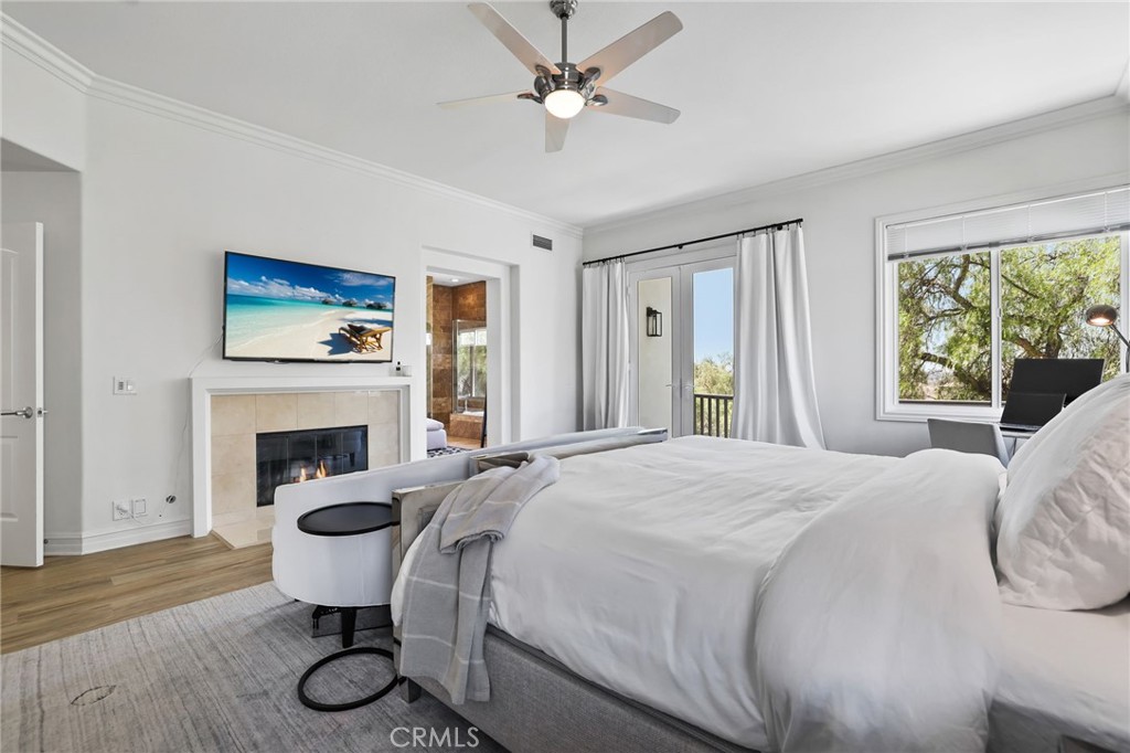 Relax by the fire in your spacious Primary suite - 5 Mountain Gate, Coto de Caza CA 92679 - photo 33