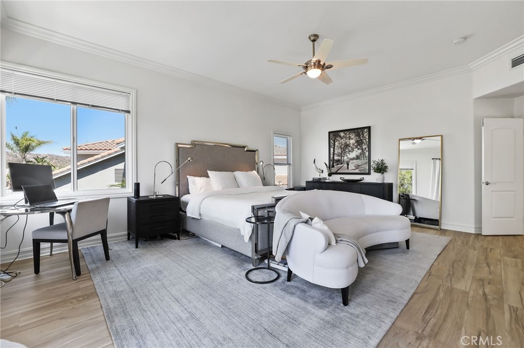 Primary Suite with gorgeous wide plank natural tone floors - 5 Mountain Gate, Coto de Caza CA 92679 - photo 35