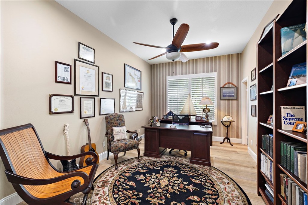 main floor bedroom / office space - 6 Lafayette, Coto de Caza CA 92679 - photo 35