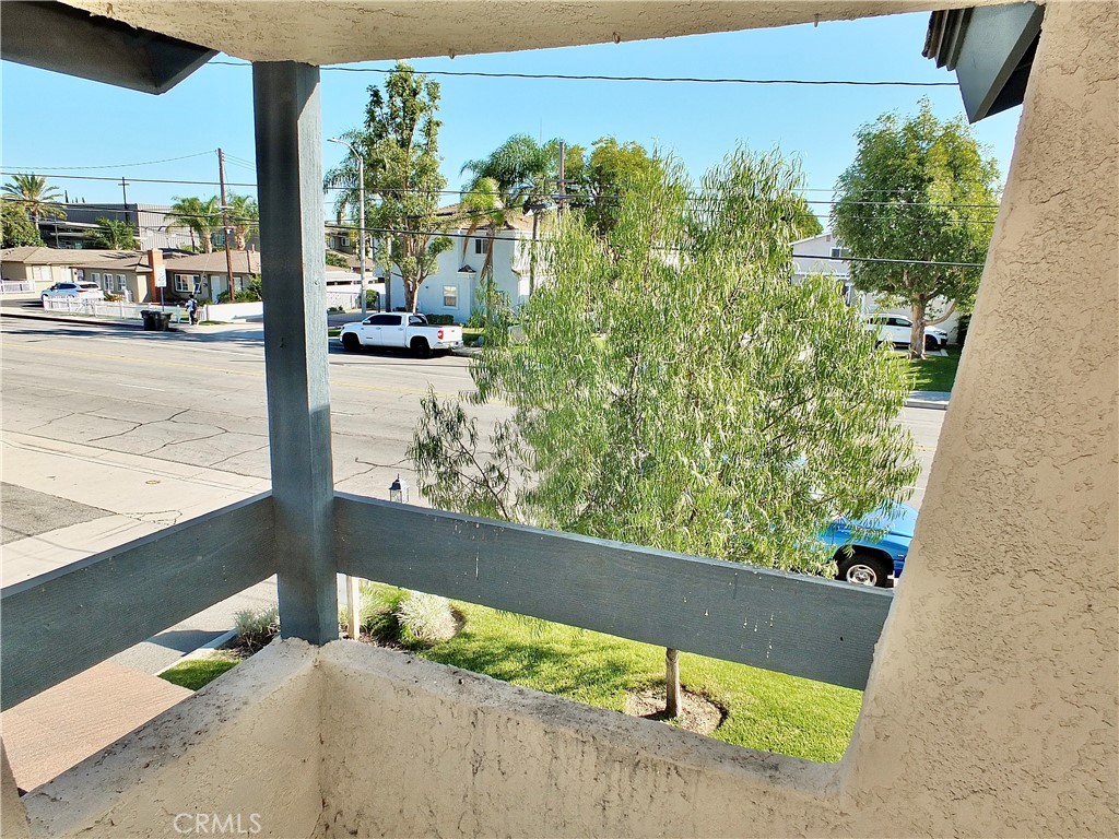 This is the balcony off the primary bedroom. - 8485 Kington Way 11, Cypress CA 90630 - photo 25