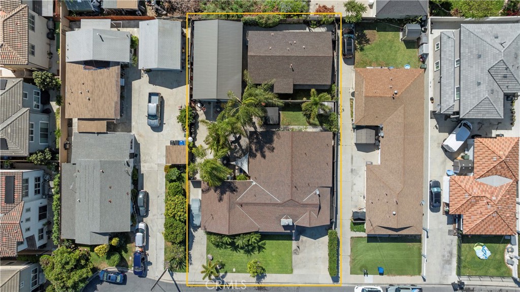 Aerial photo of property size - 8651 La Homa, Cypress CA 90630 - photo 1