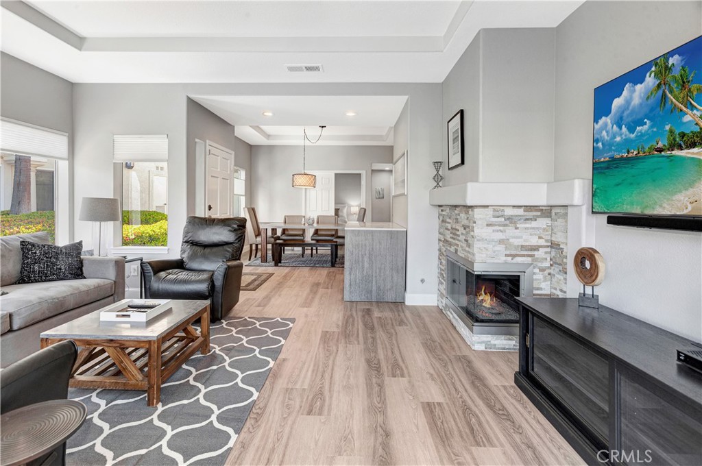 Living Room to Dining Room - 18 Tennis Villas, Dana Point CA 92629 - photo 7