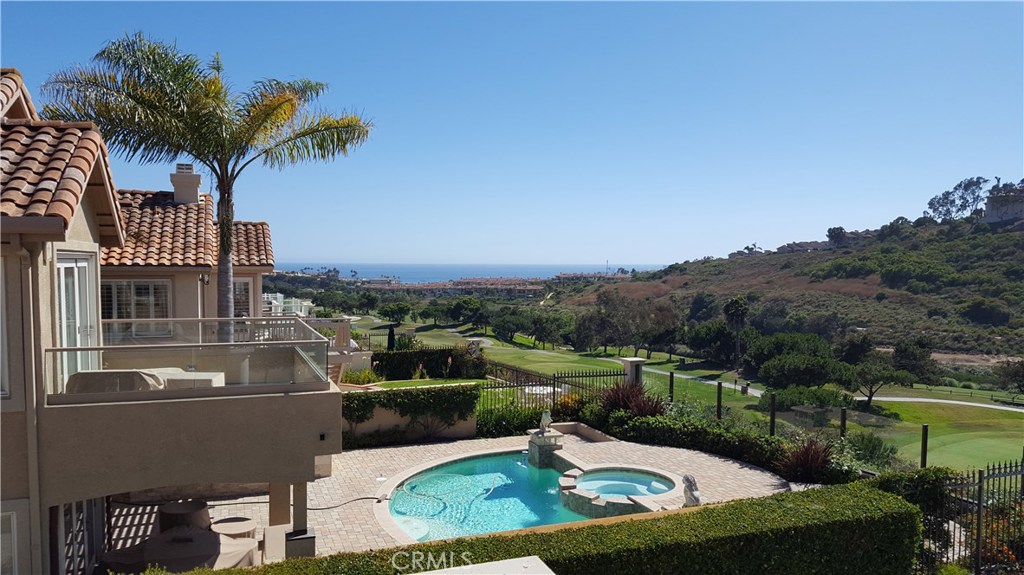 Panoramic ocean views, and Monarch Beach Golf Course from the Master Bedroom Deck. - 23 Cassis, Dana Point CA 92629 - photo 1