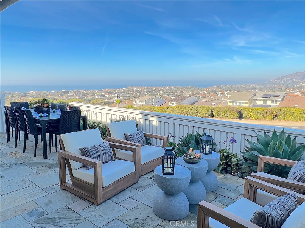 Patio with ocean, city and mountain views - 24105 Gourami Bay, Dana Point CA 92629 - photo 1