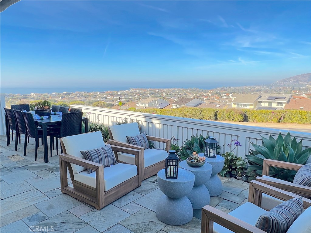 Patio with ocean, city and mountain views - 24105 Gourami Bay, Dana Point CA 92629 - photo 1