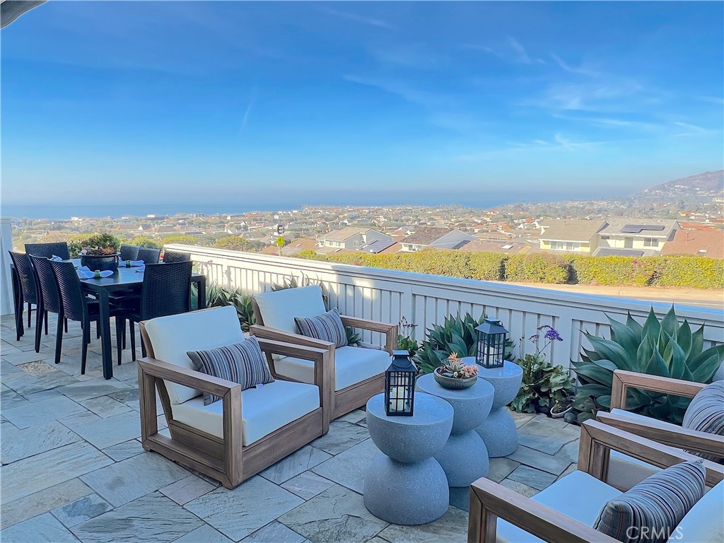 Patio with ocean, city and mountain views - 24105 Gourami, Dana Point CA 92629 - photo 1