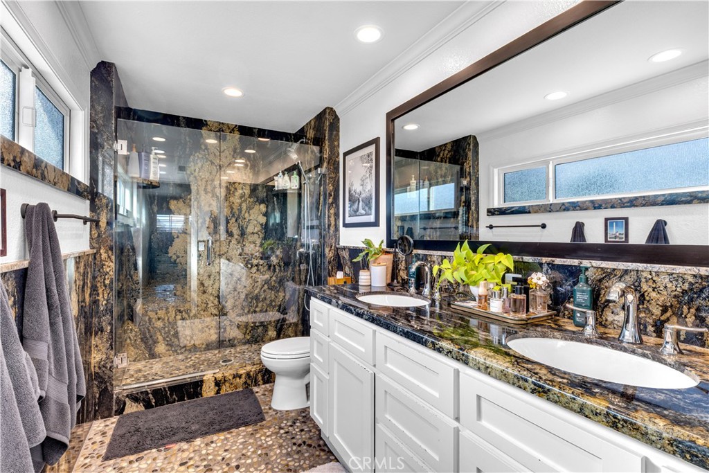 Elegant primary bath - 24261 De Leon Drive, Dana Point CA 92629 - photo 13