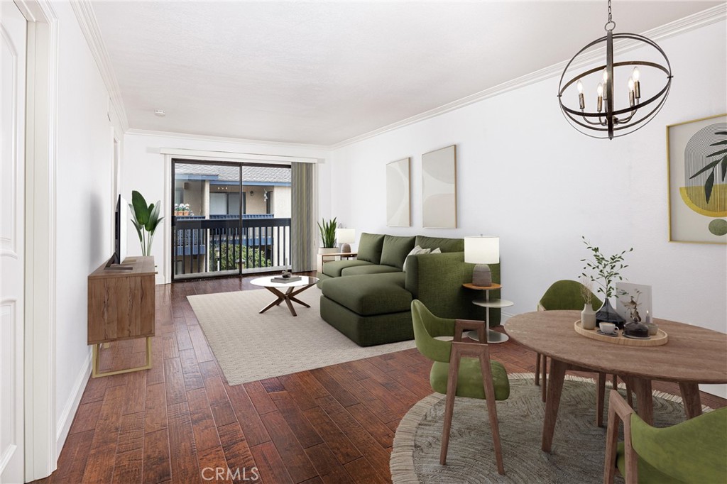 Open layout, dining room/family room combo, virtual staging - 24341 Pasto Road F, Dana Point CA 92629 - photo 1