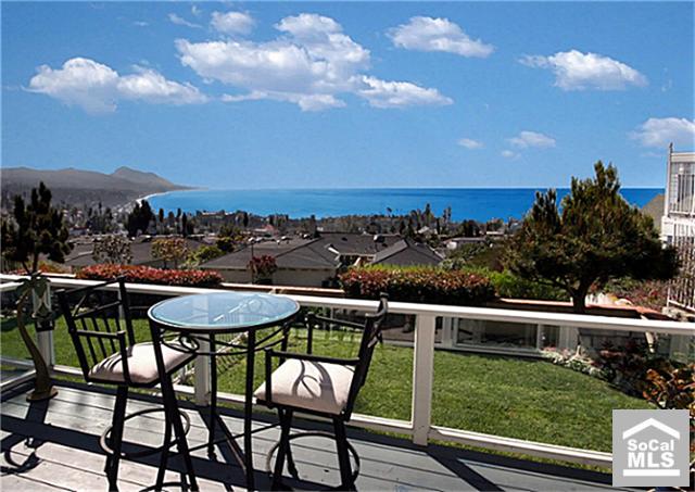 Patio off living room offers breathtaking views. This is truly a unique property that will not last long..... First time - 24450 ALTA VISTA Drive 2, Dana Point CA 92629 - photo 1