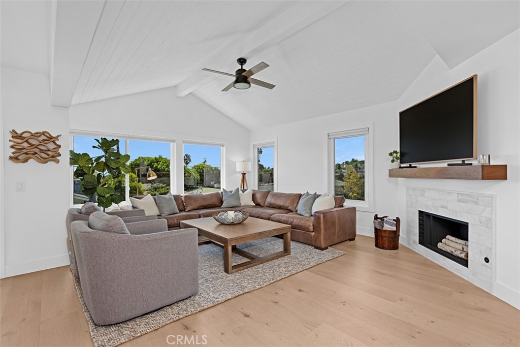 Living Room with Fireplace - 24562 Polaris, Dana Point CA 92629 - photo 10