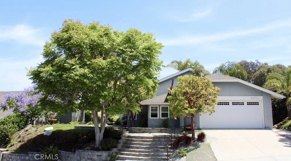 Elevated Lot to maximize views and Mature Trees for Shade and Privacy. 2 Car Direct Access Garage and full Driveway for - 24711 Priscilla Drive, Dana Point CA 92629 - photo 1