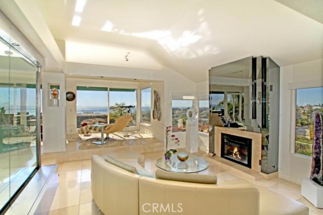 Family Room with Ocean Views and Fire Place - 24942 Sea Crest Drive, Dana Point CA 92629 - photo 1