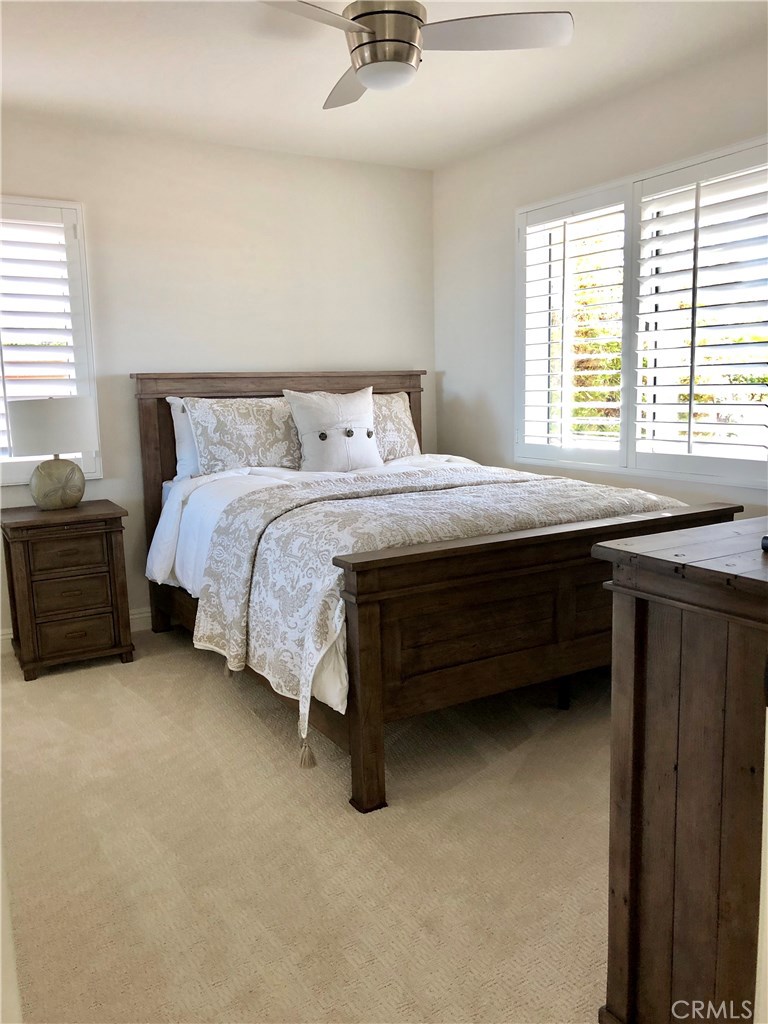 Bedroom 3 downstairs with Ocean view! Flat screen TV in every room! - 25 Ville Franche, Dana Point CA 92629 - photo 14