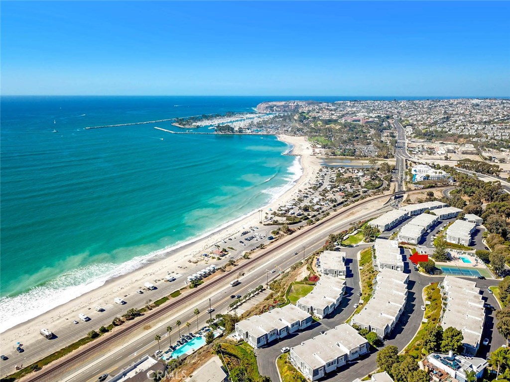 Red arrow shows the unit location - 25966 Vista Drive E 82, Dana Point CA 92624 - photo 1