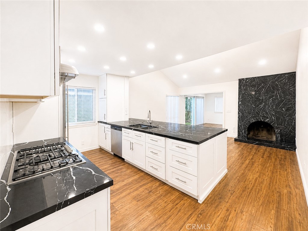 Kitchen and Fireplace - 26691 Calle Ultima, Dana Point CA 92624 - photo 20
