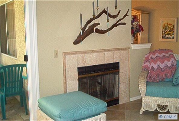 Gas Fireplace in Living Room - 28 CORNICHE Drive D, Dana Point CA 92629 - photo 1
