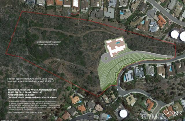 Architect's conception of where structures would be positioned on property. Conditional approval from Coastal Commission - 32354 Caribbean Drive, Dana Point CA - photo 1