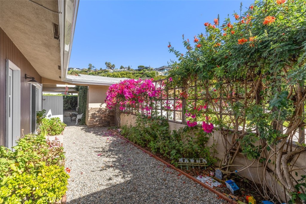Upper portion of the patio wall has be replaced - 32611 Mediterranean Drive, Dana Point CA 92629 - photo 23