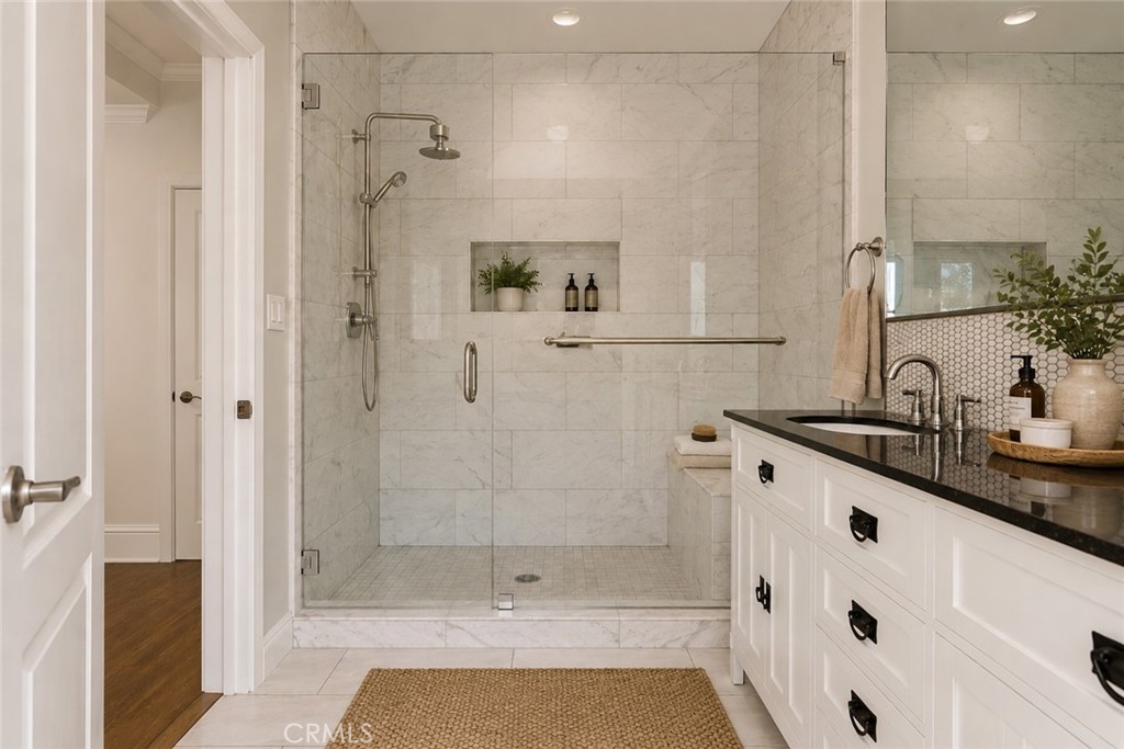 Virtually Staged Primary Bathroom - 32702 Seven Seas Drive, Dana Point CA 92629 - photo 19