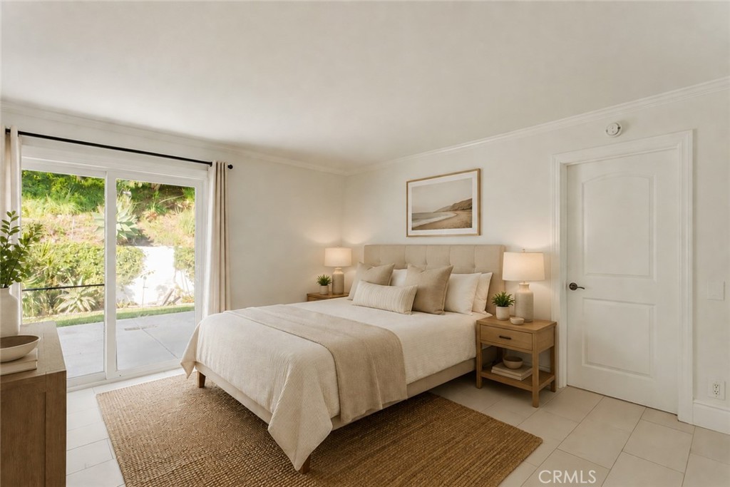 Virtually Staged Ensuite Bedroom - 32702 Seven Seas Drive, Dana Point CA 92629 - photo 25