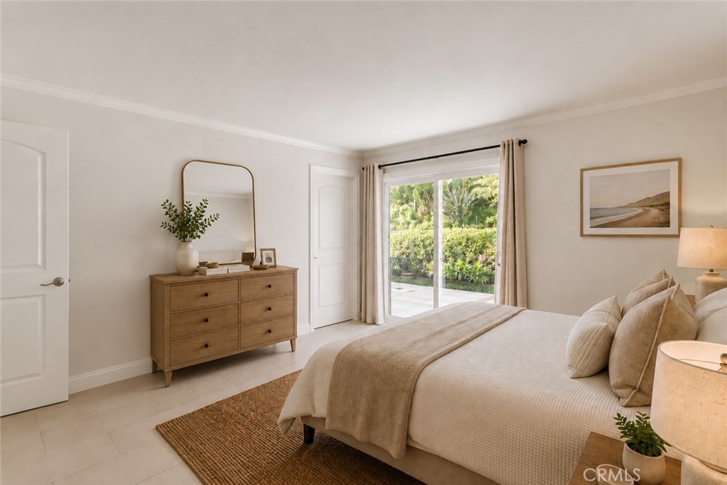 Virtually Staged Ensuite Bedroom - 32702 Seven Seas Drive, Dana Point CA 92629 - photo 26
