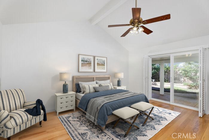 Primary Bedroom with access to private patio - 32811 Matthew Drive, Dana Point CA 92629 - photo 13