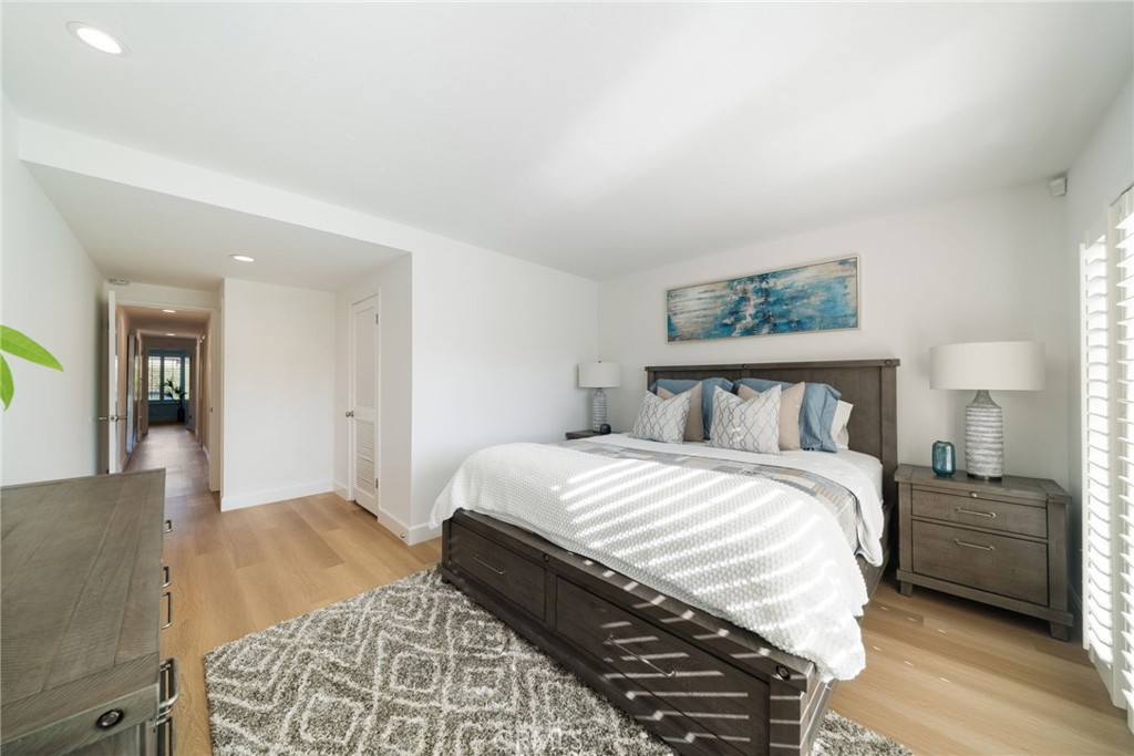 All the bedrooms are on this hallway, yet very quiet as the Primary room is separated from the next bedroom by the close - 33261 Ocean Hill, Dana Point CA 92629 - photo 27