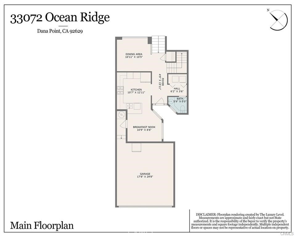 Main Floor Floorplan - 33292 Ocean Ridge, Dana Point CA 92629 - photo 10