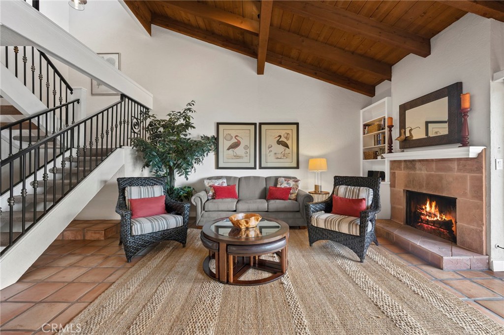 Living Room with fireplace - 33672 C Chula Vista Avenue 1, Dana Point CA 92629 - photo 1