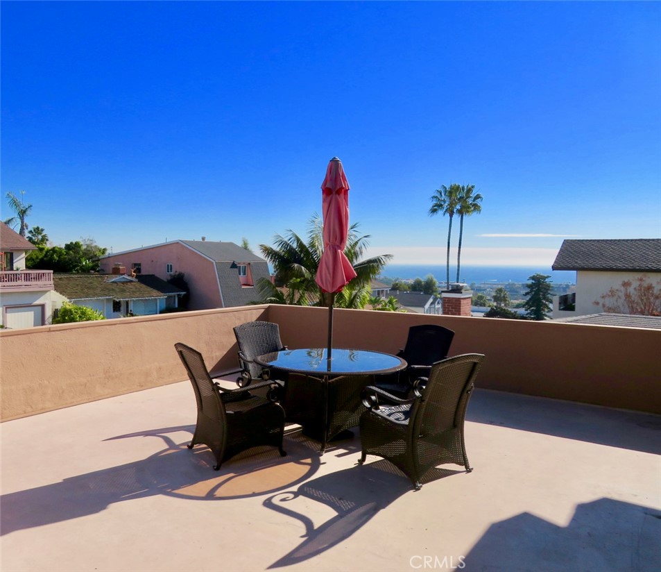 Large upstairs patio with ocean view - 33773 Colegio Drive, Dana Point CA 92629 - photo 1
