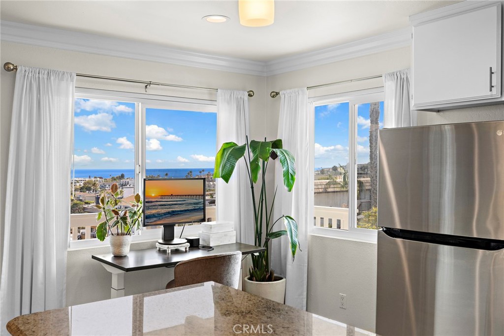 Kitchen and Work Space with Ocean Views - 33782 Malaga B, Dana Point CA 92629 - photo 10