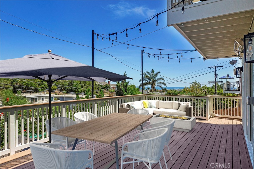 Virtually staged deck - 33802 Violet Lantern, Unit C, Dana Point CA 92629 - photo 1