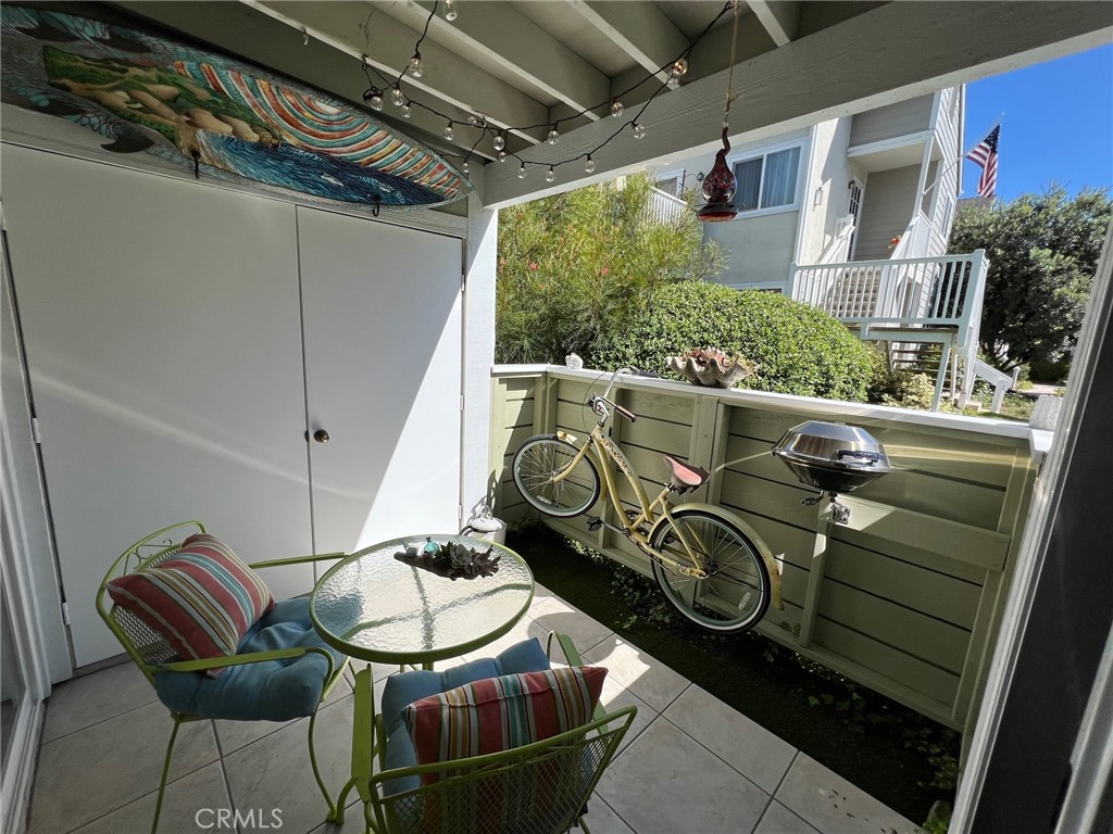 Patio with string lights - 34026 Selva Road 70, Dana Point CA 92629 - photo 22