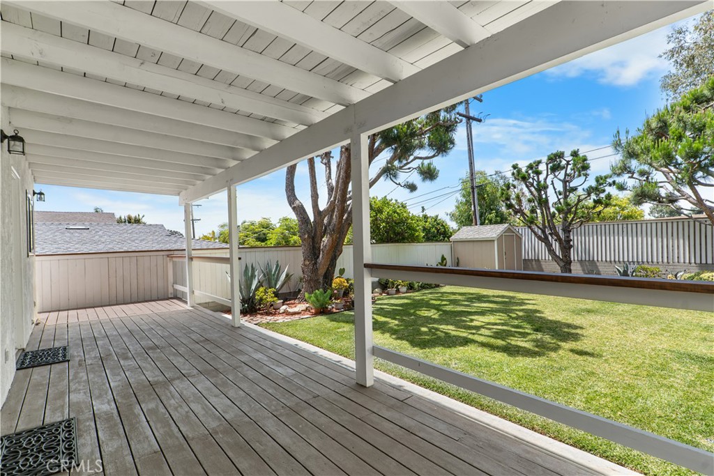 Delightful porch in backyard - 34155 Camino El Molino, Dana Point CA 92624 - photo 19