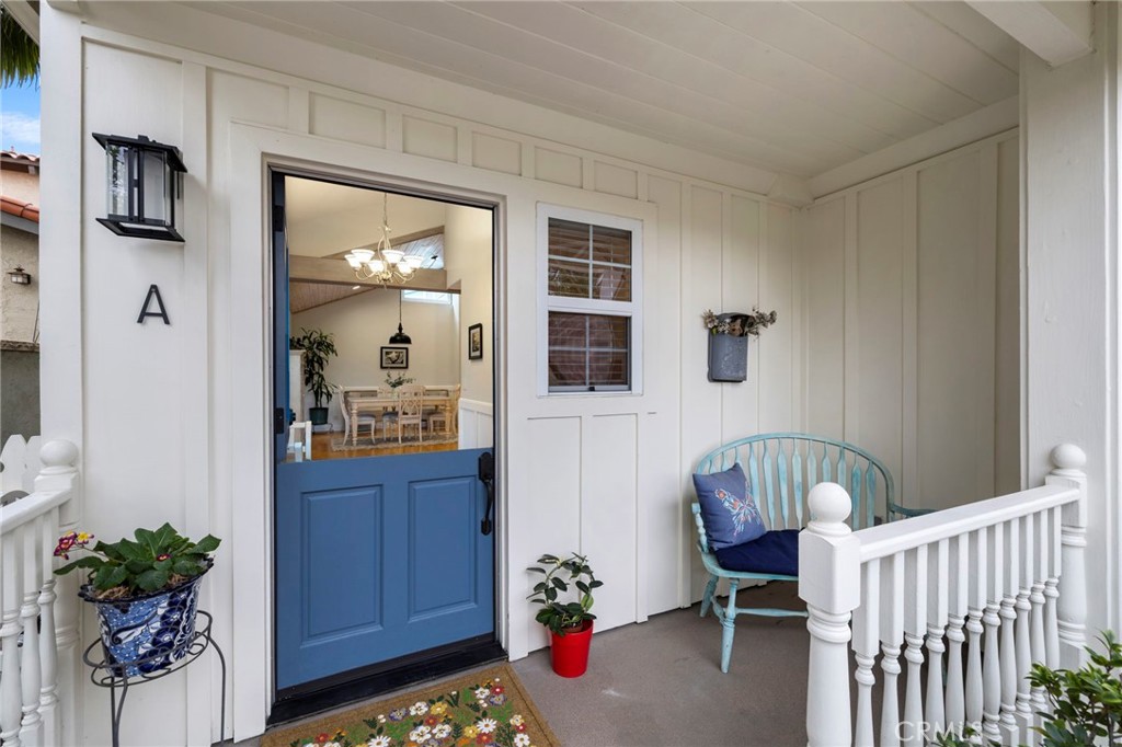 Covered Front Porch with Dutch Door Entry - 34271 Via Lopez, Dana Point CA 92624 - photo 3