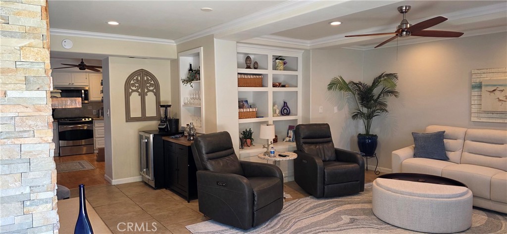 Spacious family room with electronic recliners, queen sleeper, Wine Refrig Bar - 34271 Via Lopez, Dana Point CA 92624 - photo 9