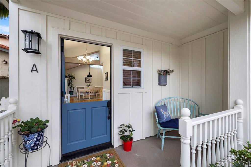 Covered Front Porch with Dutch Door Entry - 34271 Via Lopez, Dana Point CA 92624 - photo 4