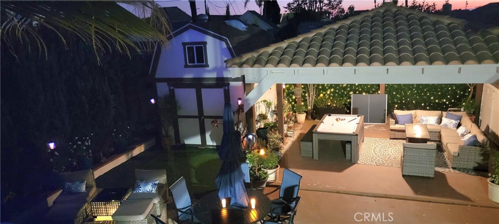 Night time sunsets, outdoor relaxing and entertaining large area with solar tiki torches, firepit table pool/pingpong/di - 34283 Via Lopez, Dana Point CA 92624 - photo 5