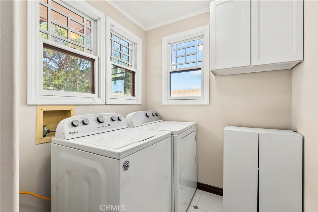 Separate Laundry Room with Large Capacity Washer and Dryer Plus Storage - 34283 Via Lopez, Dana Point CA 92624 - photo 16