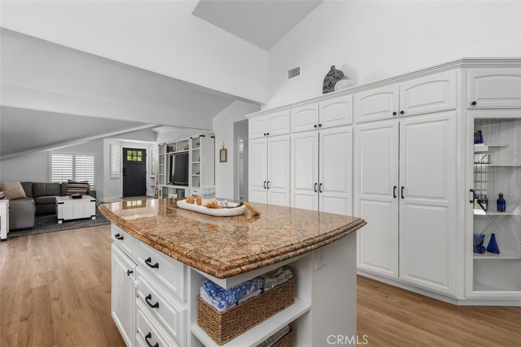 The large cabinet to the right has pull out shelving for your convenience :) - 34355 Via San Juan, Dana Point CA 92624 - photo 19