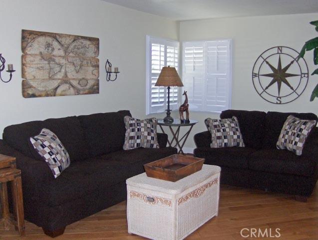 LIVING ROOM WITH HARDWOOD FLOORING-SHUTTERS - 4 Corniche Drive D, Dana Point CA 92629 - photo 1