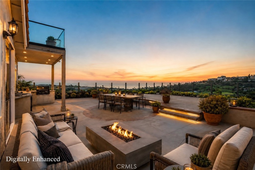 Photo has been digitally altered with furniture for visual illustration of the exterior space. - 41 Costa Del Sol, Dana Point CA 92629 - photo 2