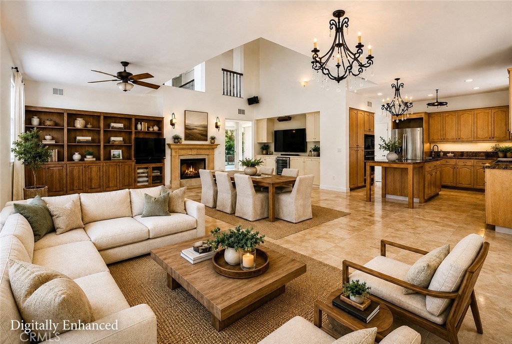 Photo has been digitally altered for visual illustration of the living room/kitchen space. - 41 Costa Del Sol, Dana Point CA 92629 - photo 13