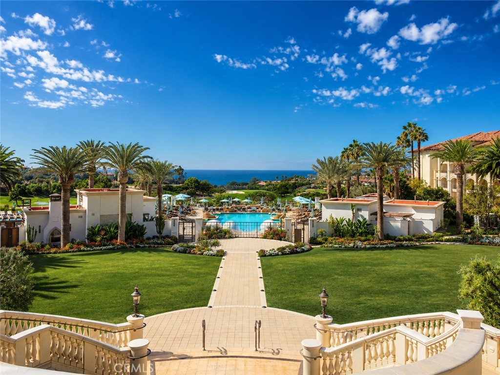 View to the ocean from the Main Pool at the Waldorf Astoria Resort. - 87 Monarch Beach Resort S, Dana Point CA 92629 - photo 2