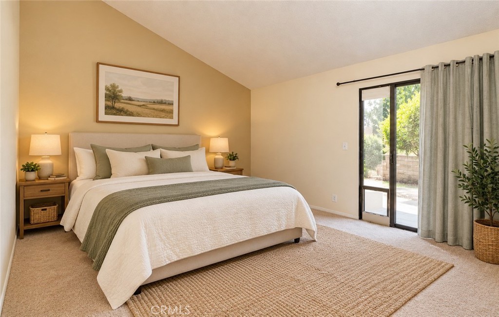 Primary Bedroom-Virtually Staged - 17890 Toiyabe, Fountain Valley CA 92708 - photo 5