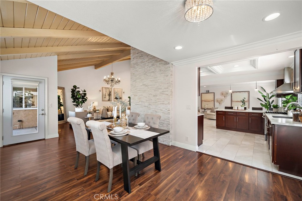 Formal dining open to kitchen - 17925 Mount Coulter, Fountain Valley CA 92708 - photo 9