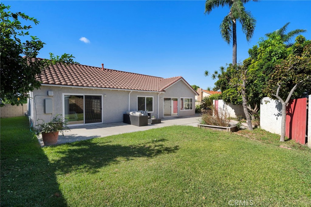Back yard - 18162 Santa Adela Circle, Fountain Valley CA 92708 - photo 35